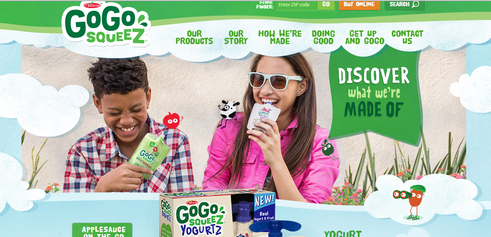 GoGo Squeez Homepage