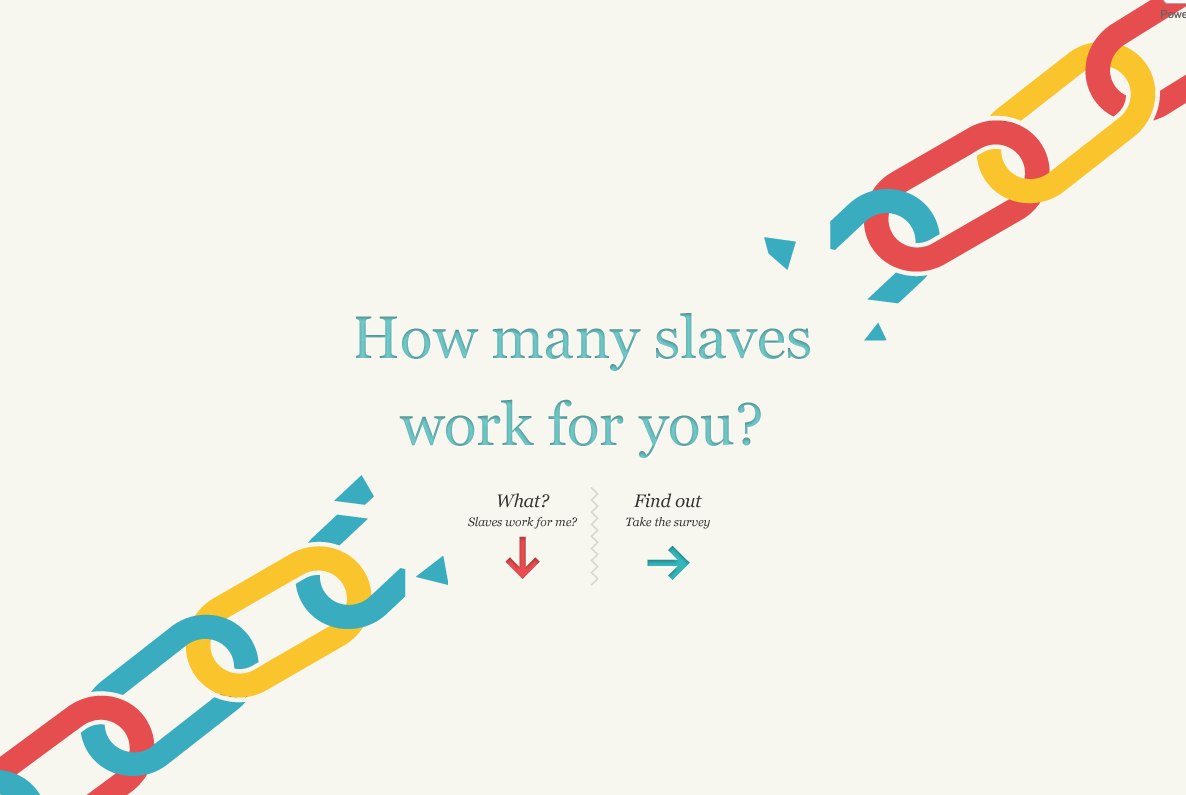 Slavery Footprint Homepage